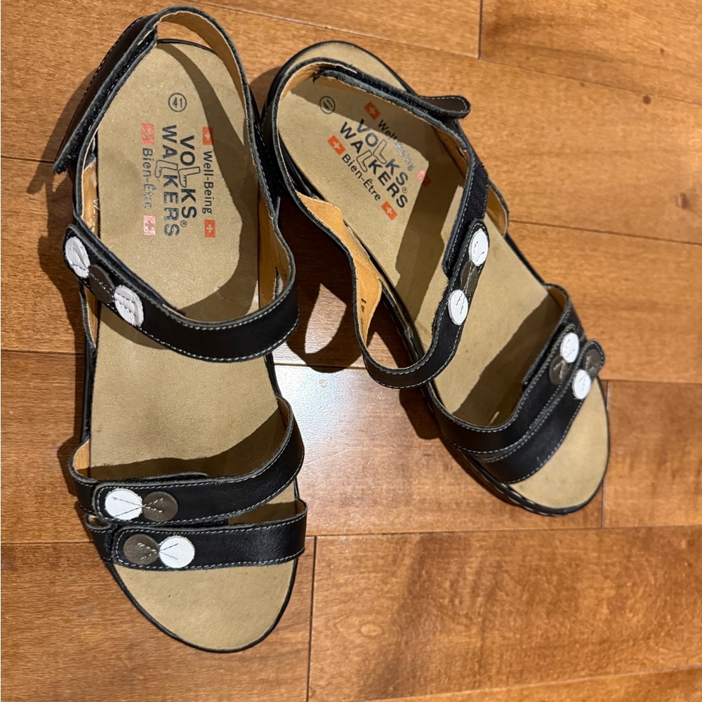 Volks Walkers Ladies Sandals Size 41 (Size 10-10.5)